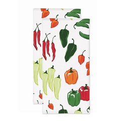 Mu Designer Print Towel Peppers