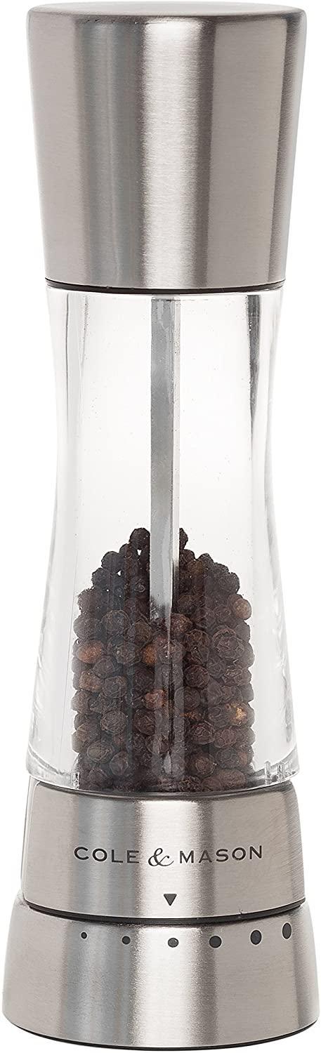 Cole & Mason Pepper Mill Derwent Stainless - 7.5"