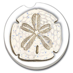 Car Coaster - Sand Dollar (Packaged)