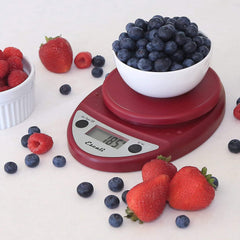 Escali Primo Digital Scale - Red