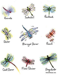 Flour Sack Towel: Dragonflies