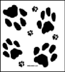 Flour Sack Towel Dog Paws