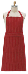 Apron - Claret Pinstripe