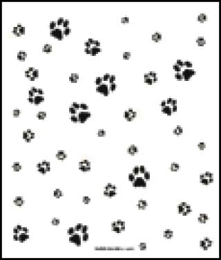 Flour Sack Towel - Cat Paws