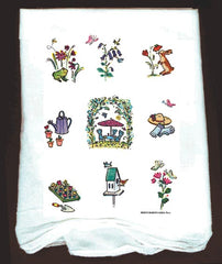 Flour Sack Towel - Garden