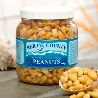 Bertie Peanuts Sea Salt & Black Pepper (10 ounce)