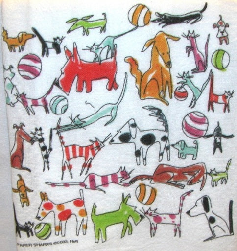 Flour Sack Towel - Dog & Cat