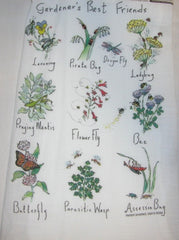 Flour Sack Towel - Good Bugs