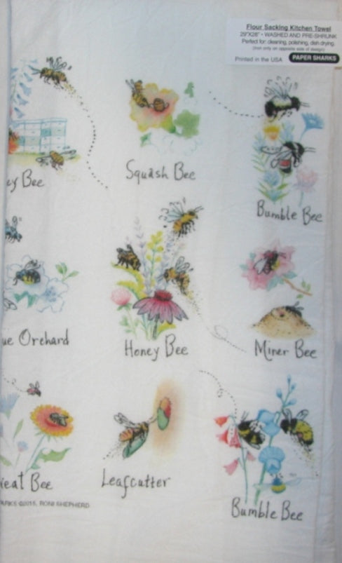Flour Sack Towel - Bees