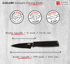 Kuhn Rikon 4" Paring Knive - Licorice