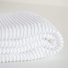 Dish Towel Ripple - White