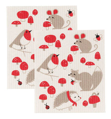 Swedish Dishcloth Toadstool Time