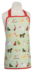 Kids Apron Holiday Pups
