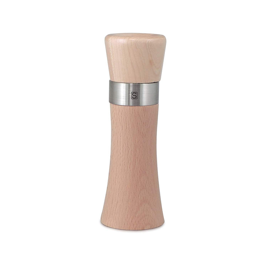 Milano Natural Beech 7" Wood Salt Mill