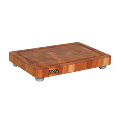 Boos Signature Cherry Cutting Board - 18" x 12" w/Stainless Steel Feet