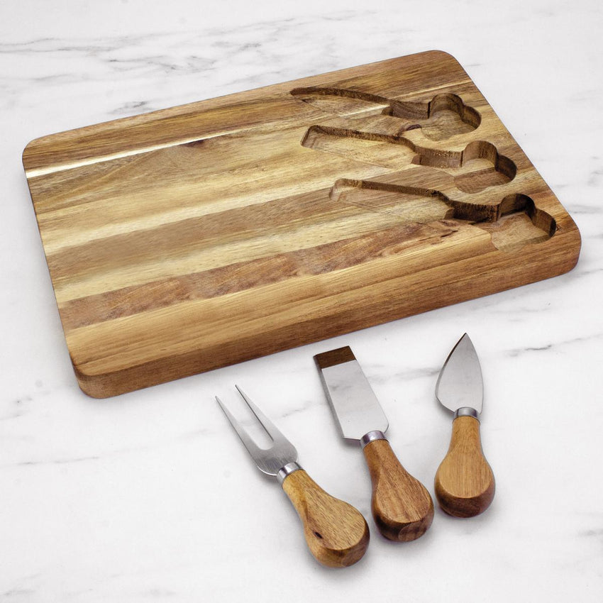 Totally Bamboo Cheese Serving Set (4 piece)