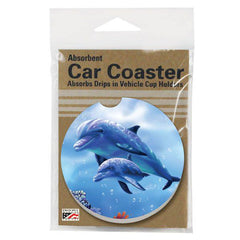 Car Coaster - Dolphin with Baby