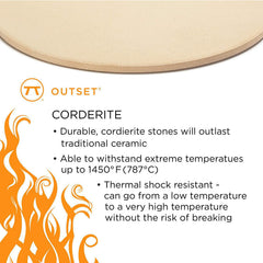 Outset Pizza Stone Tiles (Set of 4)