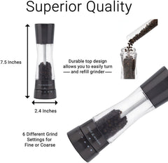 Cole & Mason Pepper Mill Derwent Iron Grey - 7.5"