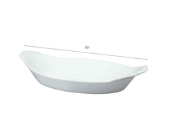 Porcelain Au Gratin 10 inch