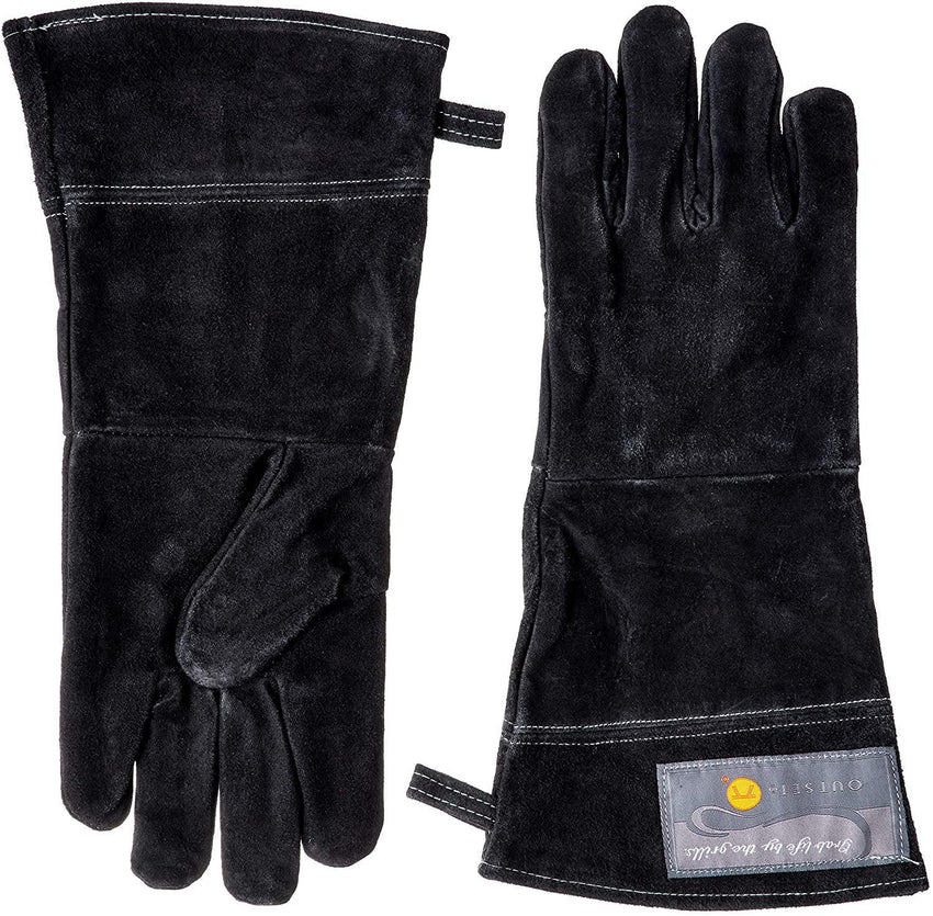Outset Grill Gloves Leather - Black (Set of 2)