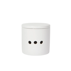 Garlic Keeper Matte White  (Stoneware)