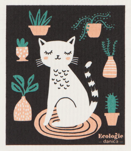 Swedish Dishcloth Cat Nap/Sponge Cloth