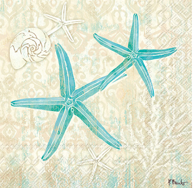 Cocktail Napkins Laguna Shells