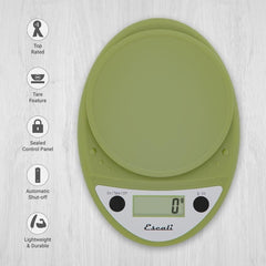 Escali Primo Digital Scale - Tarragon Green
