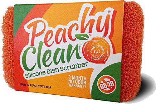 Peachy Clean Dish Scrubber