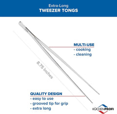 Kuchenprofi Tweezer Tongs - 8.75"