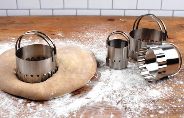 Endurance Round Biscuit Cutter - Rippled (Set of 4)