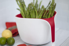 Architec Colander & Bowl Set - 3 Qt (Red/White)