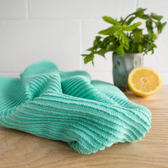Ripple Kitchen Towel Lucite Green