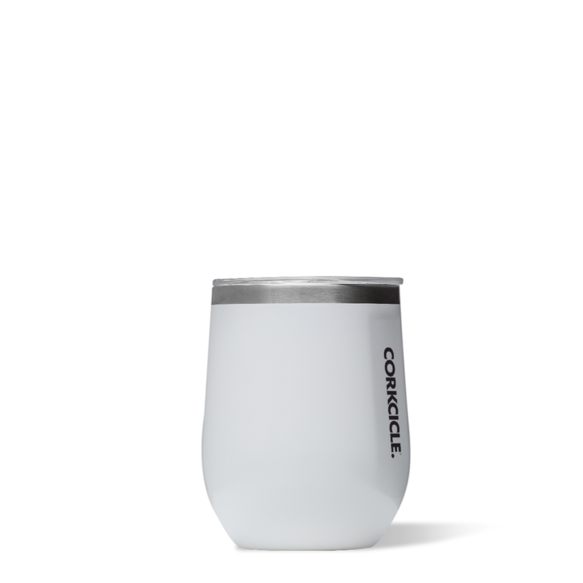 Corkcicle Stemless Gloss White - 12 oz