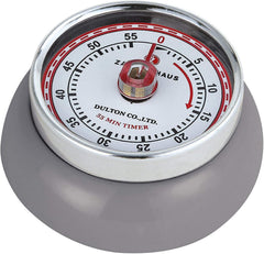 Zassenhaus Retro Kitchen Timer - Cool Gray