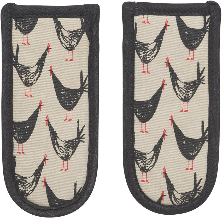 Handle Holders Chicken Scratch (Set of 2)