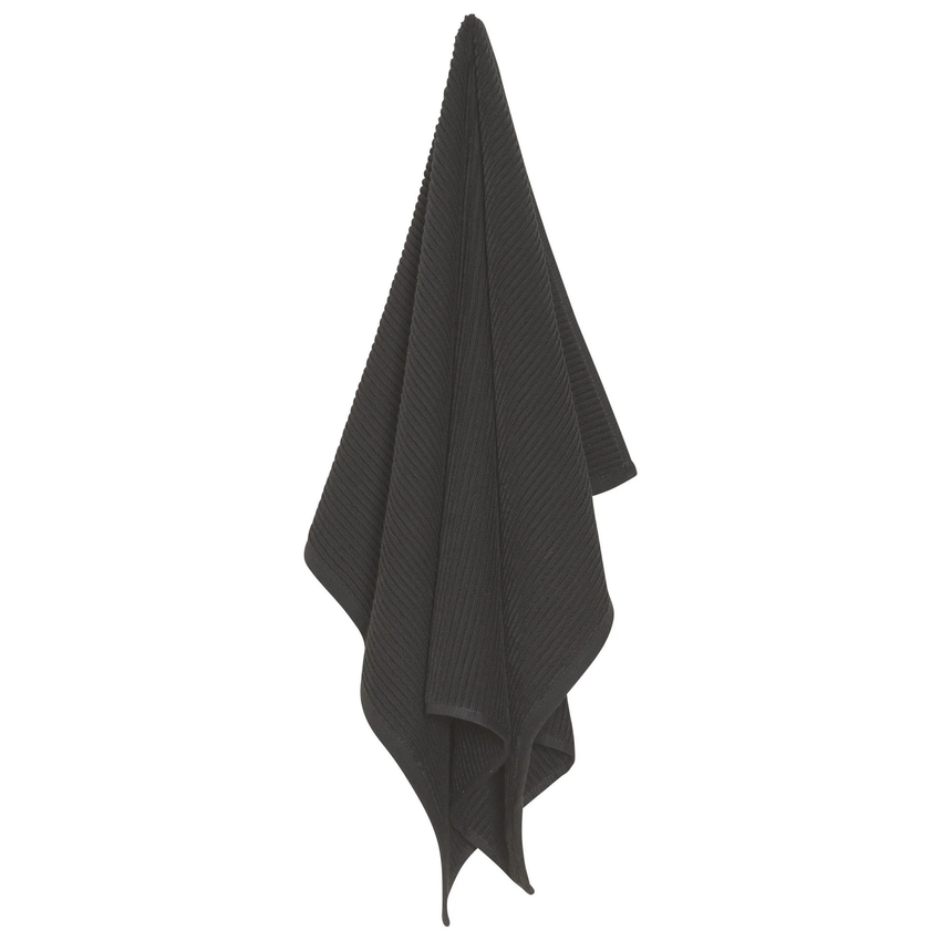 Dish Towel Ripple - Black