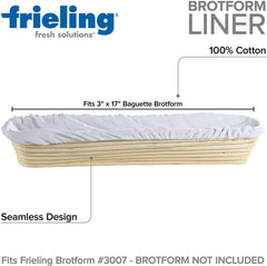 Brotform Cotton Liner - 17" x 3" (Baguette)