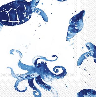 Cocktail Napkins Under The Sea
