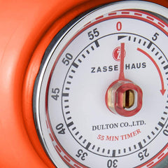Zassenhaus Retro Kitchen Timer - Orange