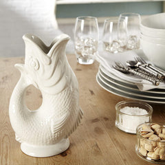 Gluggle Jug White XL 10"