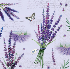 Cocktail Napkins Viola Lavender