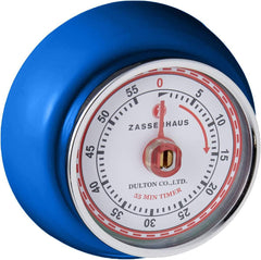 Zassenhaus Retro Kitchen Timer - Royal Blue