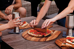 Outset Pizza Cutter/Rocker (Acacia Handle)