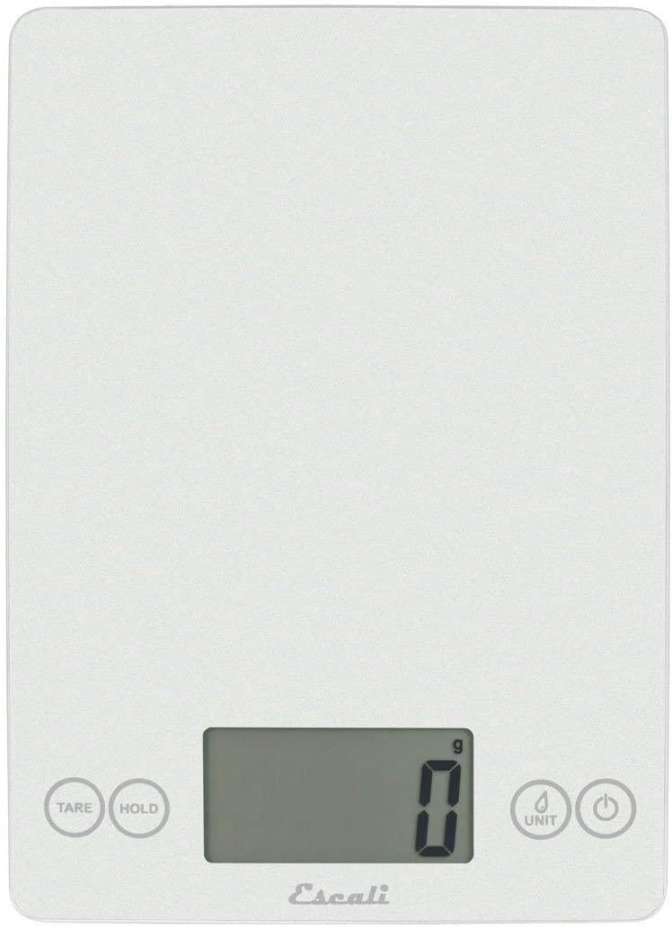 Escali Arti Glass Digital Scale Frost White