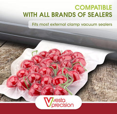 Vesta Vacuum Seal Pouches - 8" x 12" (25 count)