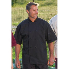 Chef Coat South Beach - Black (Sm)