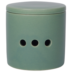 Garlic Keeper Matte Elm Green  (Stoneware)