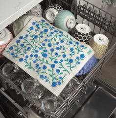 Swedish Dishcloth Blueberries 10 x 12"/Sponge Towel